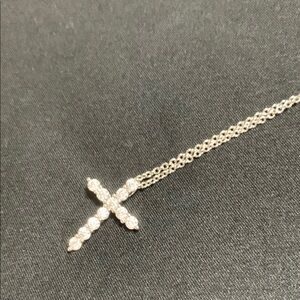 Tiffany & Co. Silver Cross Necklace